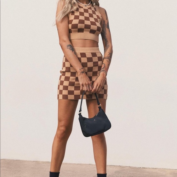 Checkered Set 🤎 - Picture 2 of 7